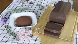巧克力奶凍~Q軟又滑嫩，作法非常簡單，只要４種材料就能完成，推薦給您！