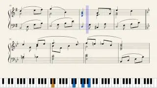 Wedding March from Lohengrin Piano Sheet  - Richard Wagner (Here Come the Bride/Bridal Chorus)