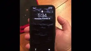 iPhone X screen wake delay