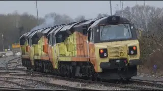 Trains at Westbury