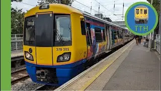 🌈 Pride Class 378 departs Hackney Central