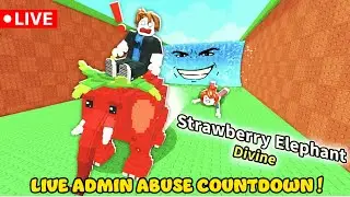 LIVE 🔴ADMIN ABUSE + Escape Tsunami for Brainrots  | Roblox #adminabuse
