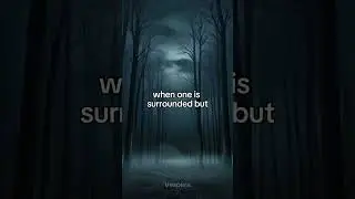 Solitude becomes absolute when one is surrounded, but never reached. #shorts #quotes