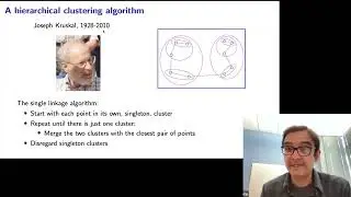 IDEAL Workshop: Sanjoy Dasgupta, Statistical Consistency in Clustering