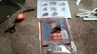 #Radflek radiator reflector  how to .