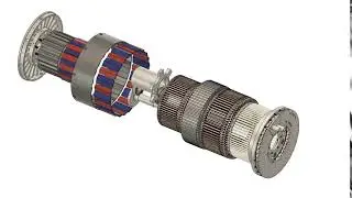 Dual Rotor Distributed Winding Motor Construction
