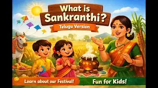 What Is Sankranthi Telugu Story for Kids Indian Harvest Festival Explained Simply Kids ages 3 to 10