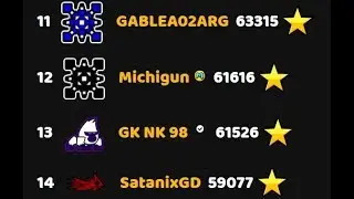 Road to Top 5 cuz y not!! - Geometry Dash 2.11