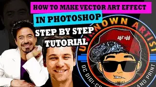 How to Make Vector Art Effect in Photoshop (Without Pen Tool) Step by step Tutorials- Vector to art