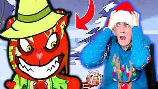 Флиппи вернулся!! Реакция на Happy Tree Friends &mdash; &laquo;Тебе легко кататься на санках&raquo;, эпизод 4