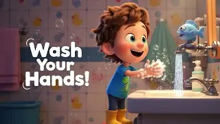 Why Do We Wash Our Hands? 🧼 The Invisible Germ Fighters Explained for Kids! | Hand Hygiene