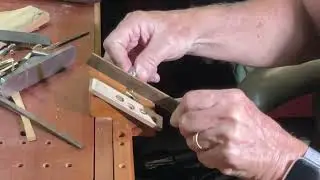 Modeling bench vices. Shaping model ship deck and side planks/strakes.