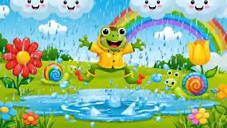 Rainy Day Frog Dance 💃🐸☔ | Educational Kids Songs
