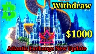 Atlantis Exchange New Update Abtc advance Bitcoin $1000 Withdraw Successful Ac American coin Earning