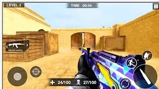 Critical action :Gun strike ops_ gun shooting Android gameplay Hd_fps action games