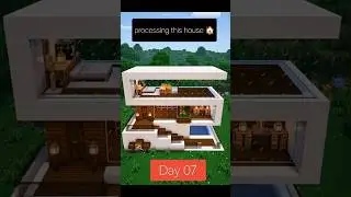 Day 07 Beautiful house making process #minivlog #minecraft #minecraftpe #gaming #viral #views #short