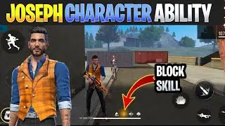 Joseph Character Ability | Free Fire Joseph Character Ability | Joseph Character Ability Test