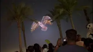 Drone show | fire works | Lusail Qatar | sky festival  2025