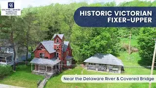 Victorian Time Capsule Near the Delaware River &ndash; Needs TOTAL Rehab! Hamden, NY-Catskill Mountains