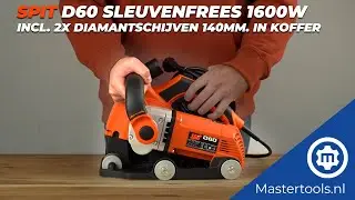 Spit D60 Sleuvenfrees incl. 2x Diamantschijven | Mastertools.nl