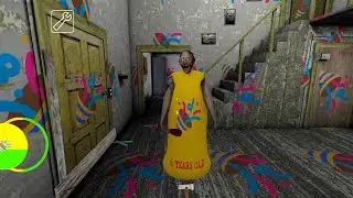 Playing As Yellow Granny Birthday Mod | Granny Horror House Full Haunted Gameplay 