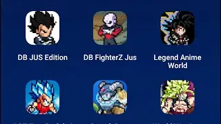 DB JUS Edition,DB FighterZ Jus,Legend Anime World,DBZ Fury Budokai,Smash Bros,World Warriors