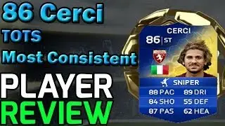 TOTS Cerci Player review and In game Stats!