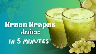 Сок из зелёного винограда 🍇🥤 | Рецепт виноградного сока | Как приготовить виноградный сок дома | ...