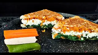 Tricolour Sandwich | Independence Day Recipe | स्वतंत्रता दिवस | Tiranga Sandwich |  |Homefoodlovers