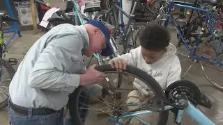 Rochester youth learn bike maintenance in R-Bikes repair workshop