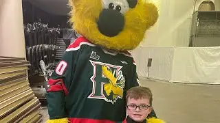 6 year old plays as the 7th Halifax Moosehead @Scotia Bank Centre 