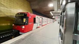 Komplettmitfahrt auf der vollautomatischen U-Bahnlinie U2 der VAG N&uuml;rnberg