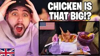 Brit Reacts to European Tries American Fried Chicken for the First Time!