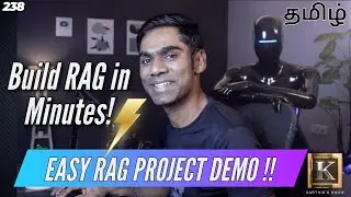 RAG Demo for Beginners: Full Hands-On Tutorial in Tamil | Build Your Own RAG AI | Karthik's Show
