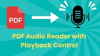 PDF Text-to-Speech Playback Application