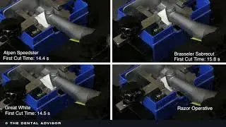 Cutting Performance Comparison of Various 1558 Metal Cutting Transmetal Carbide Burs