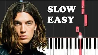 LANY - Thru These Tears (SLOW EASY PIANO TUTORIAL)