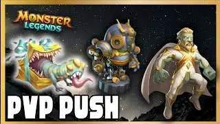 PVP PUSH TO THE TOP | USING X MESS, JESTIN JUSTICE AND PRIMERION (Monster Legends)