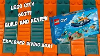 LEGO City Explorer Diving Boat 60377 Build and Review! Another Awesome Deal! Does This Model Float?