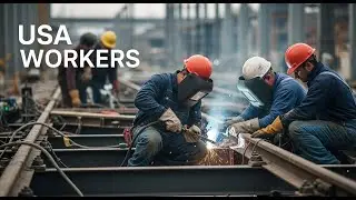 USA Workers Build a Modern Railway Station from Start to Finish | Satisfying Construction