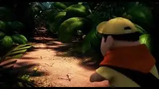 Russell meets Giaaaaant Dodo  scene (in Hindi / Urdu) _ UP movie