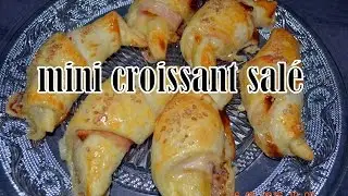 Mini croissant salé
