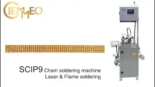 Ciemmeo SCIP 9 Automatic Bismark Chain Laser & Flame soldering machine