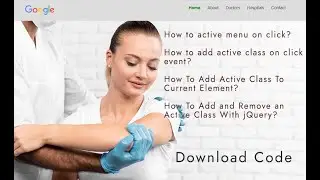 How to add active class on click event? | How To Add and Remove an Active Class With jQuery?