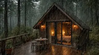 Sleep Well and Say Goodbye to Insomnia, Soothing Rain Sounds in the Forest