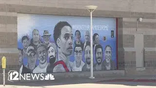 New Footprint Center mural gives hope to families of wrongful detainees