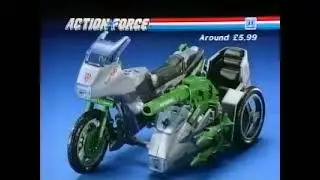 GI JOE 1985 Action Force Silver Mirage and Zartan United Kingdom TV Toy Commercial Advertisement