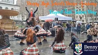 🌟💃 Tartan Day - Denny High School Dancers in Bryant Park (Part 1) #dance #tartan #scottish #nyc