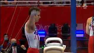 Alec Yoder MASSIVE Pommel Horse Day 1 Olympic Trials 15.050