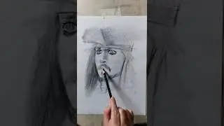 JACK SPARROW- Freehand speed drawing